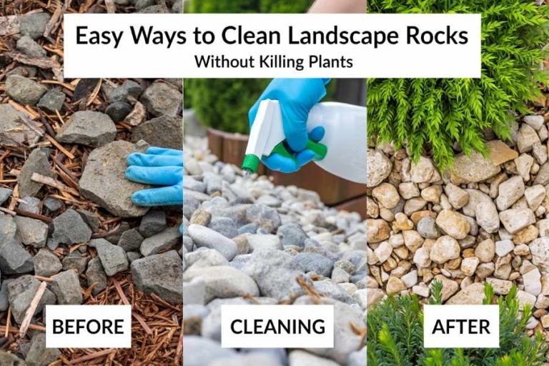 Small Clean Rocks 3 Easy Ways to Clean Landscape Rocks Without Killing Plants