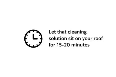 secret to cleaning a metal roof without scrubbing