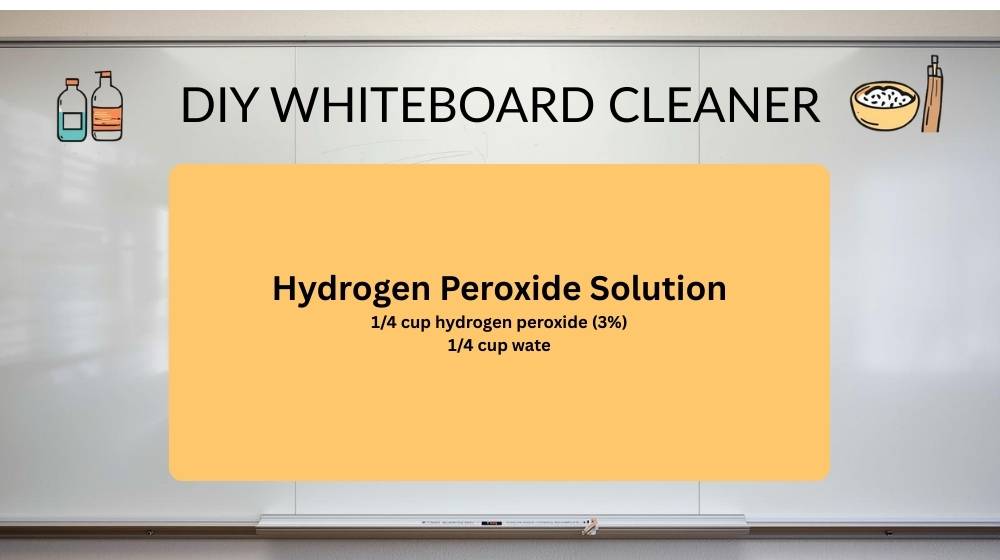 Cleaning whiteboard Hydrogen Peroxide