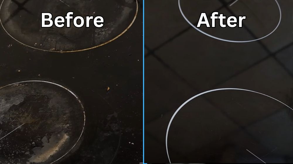 Cloudy Marks on Induction Hob