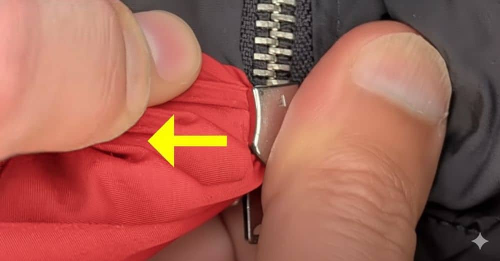 Fix a Zipper stuck at the Bottom