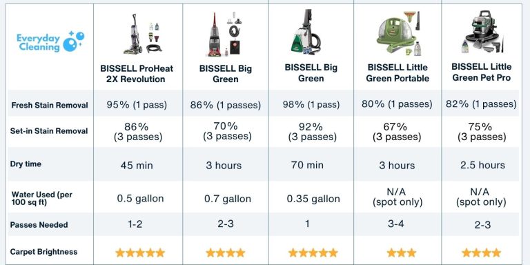 Best Carpet Cleaners for White Carpet