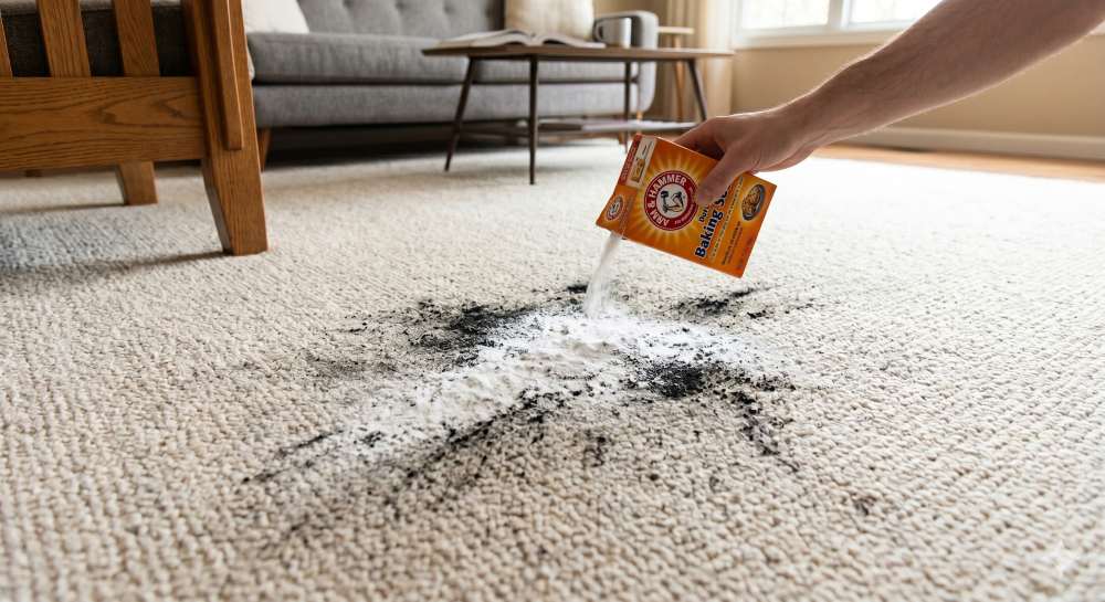 remove Soot from Carpet