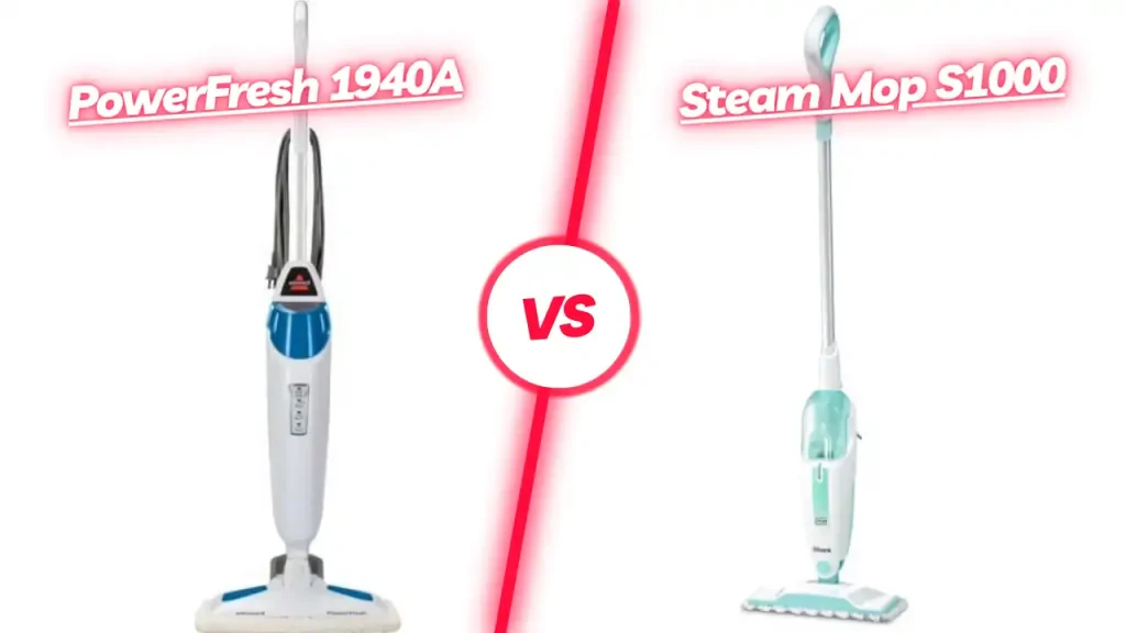 BISSELL Steam Mop 1940A vs Shark Steam Mop S1000