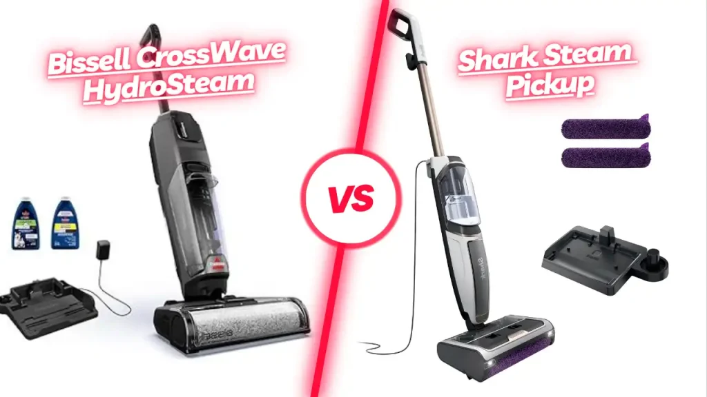 Bissell CrossWave HydroSteam 35151 vs Shark Steam Pickup SD201