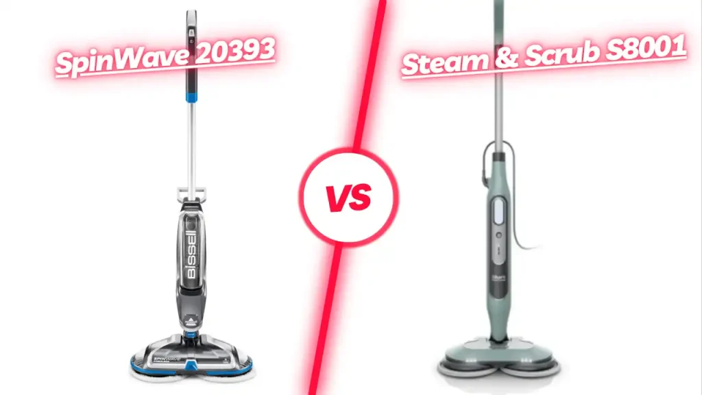Bissell SpinWave 20393 vs Shark Steam & Scrub S8001