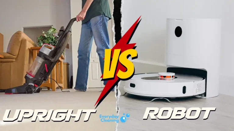 robot vacuum vs upright