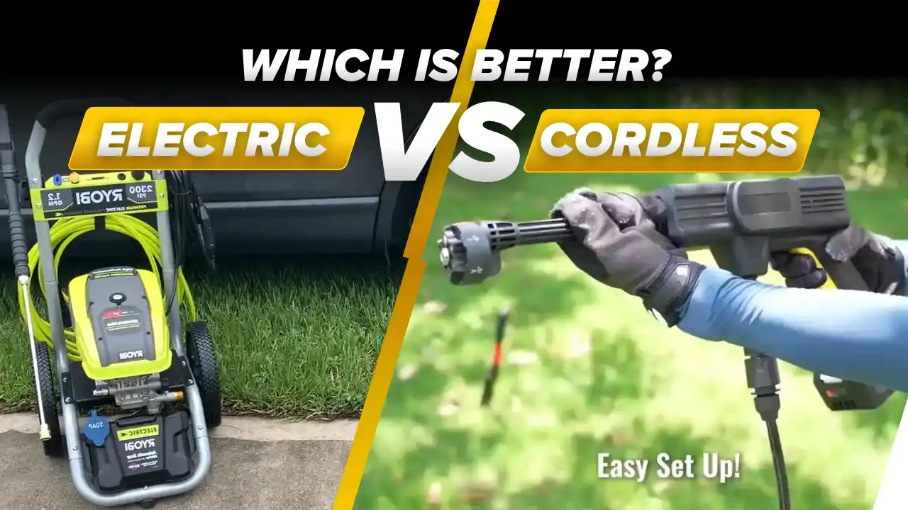 Cordless vs Electric Pressure Washer