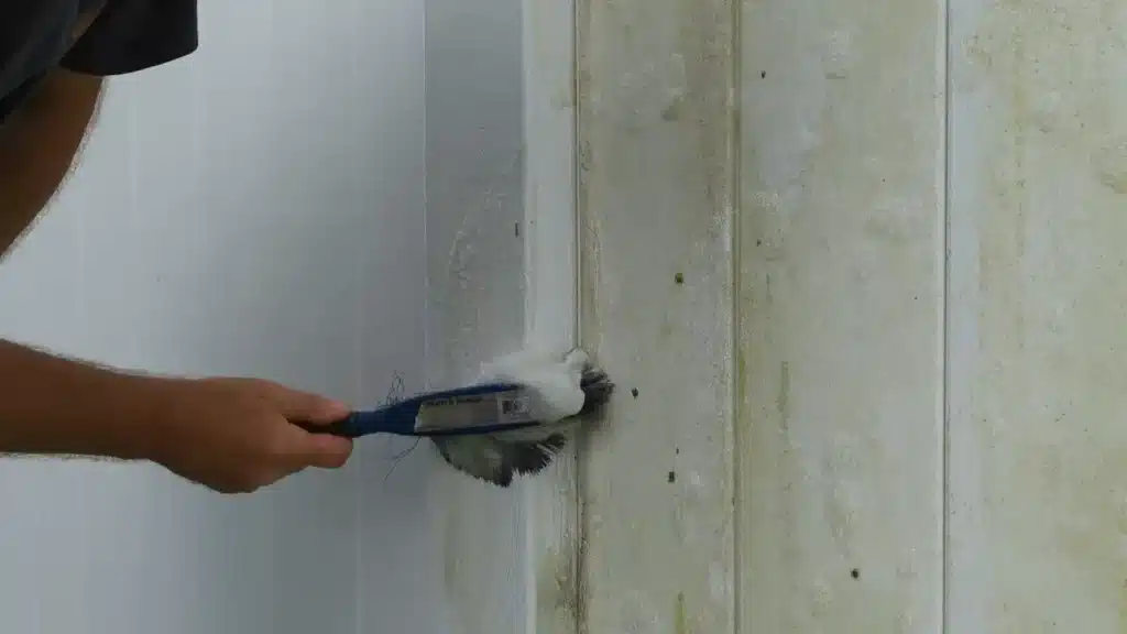 Easy way to clean mildew and mold on a vinyl fence