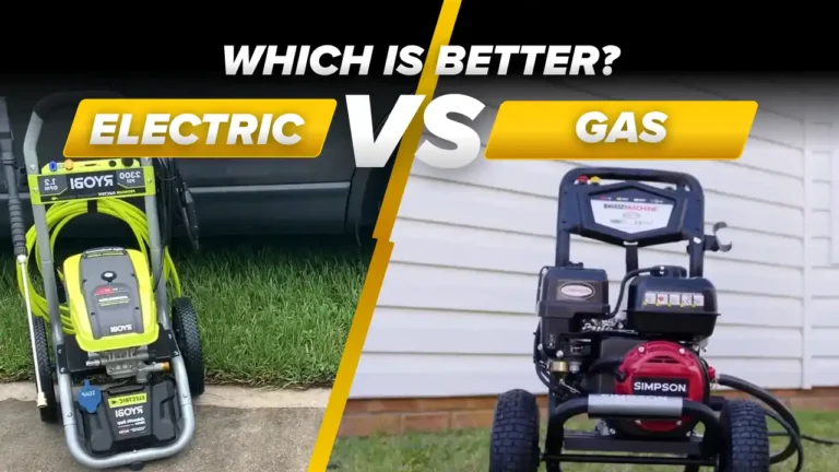 Electric vs Gas Pressure Washer