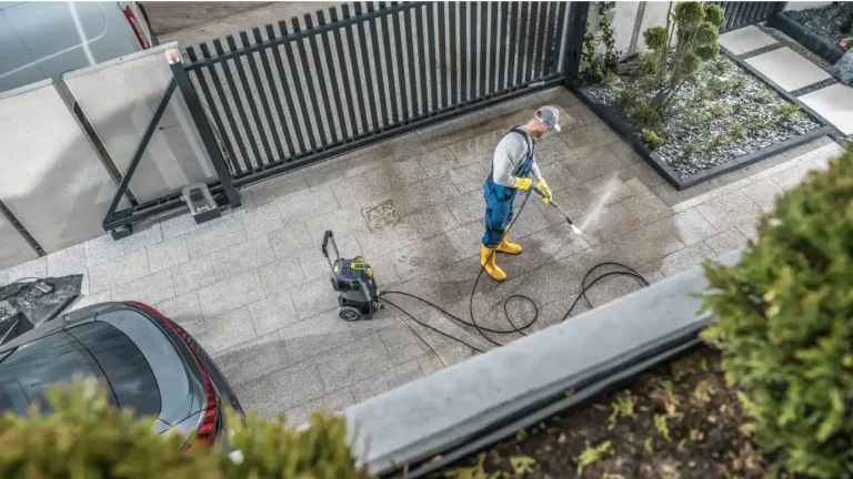 How to Clean Concrete Driveway with a Pressure Washer