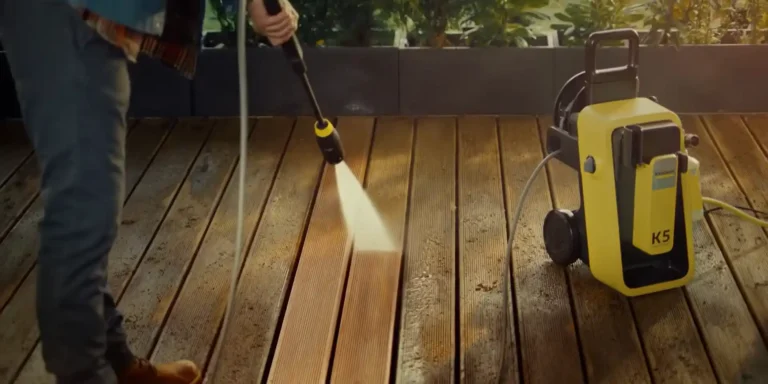 how to pressure wash a patio