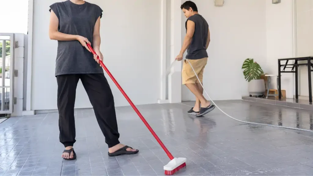 how to pressure wash a patio