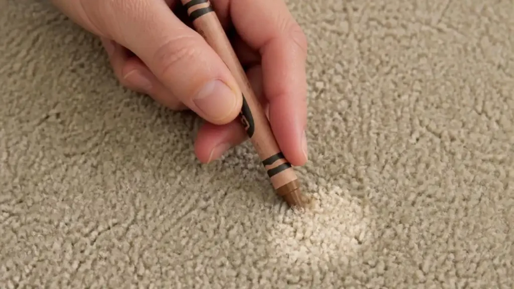 Removal of Bleach Stains from a Carpet