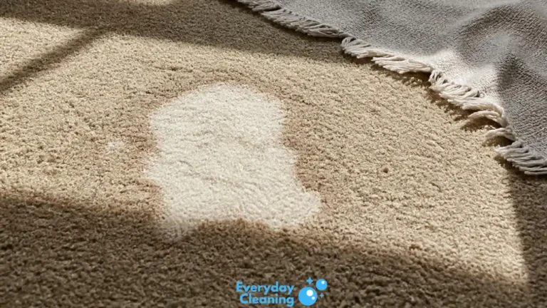 how to get bleach out of carpet